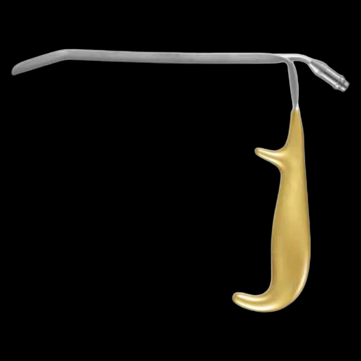 Padgett Ferreira Breast Retractor, 5-1/8" Stainless Steel with Fiber Optic, Each