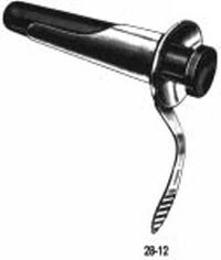 Fansler Ives Rectal Speculum, 3-1/4" x 1-1/8", Chrome, Each