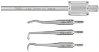 Miltex-Integra Morrell Crown Remover, Complete Kit with 3 Tips (A, B & C), Stainless Steel, 72-2