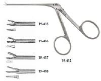 Ear Forceps 2-3/4" .75mm Cup, Stainless Steel, Each
