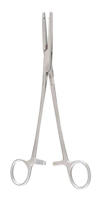 Heaney-Ballentine Forceps, Straight, 8-1/2", Stainless Steel, Each