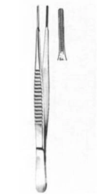 Miltex Debakey Tissue Forceps, 12" Stainless Steel, Autoclavable