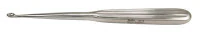 Bone or Dermal Curette, 6-1/4", Oval, Size 1, Stainless Steel, Autoclavable, Reusable, Each