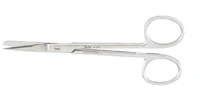 Miltex Wagner Plastic Surgery Scissors, Straight, Sharp-Blunt, 4-3/4" (12 cm), Stainless Steel, Each