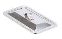 Miltex-Integra Dome Cath Cover 8" Lid for Trays 3-937/3-938, Stainless Steel, Each