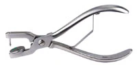 Miltex Ainsworth Rubber Dam Punch, Stainless Steel, 5 Hole Sizes, 766A