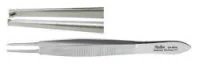 Stevens Iris Forcep, Straight, 4", Stainless Steel, Autoclavable, Each