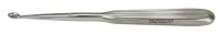 Miltex-Integra Bone or Dermal Curette, 6-1/4", Oval Size 3, Stainless Steel, Autoclavable, Reusable, Each