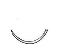 Integra Plain Gut Suture, 5-0, 18" (45cm), C-3 Needle, Monofilament, Absorbable, Green, 12/Box