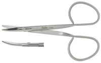 Miltex Utility Scissors, Blunt/Blunt, Curved, 4-1/16" Stainless Steel, Each
