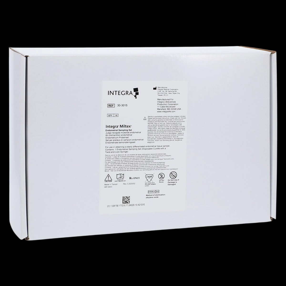 Miltex-Integra Endometrial Sampling Set, Sterile, 10/Box