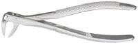 Miltex Extracting Forceps #74N, English Pattern, 4-1/2", Petite, Lower Root, Narrow Beak, Stainless Steel, DEF74N
