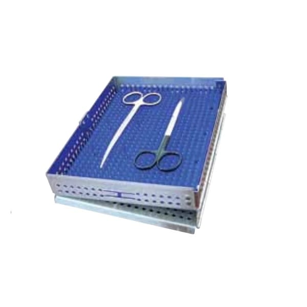 Miltex Slimline Instrument Cassette, 7 Instruments, 8" x 2-5/8" x 11/16", Stainless Steel, Autoclavable
