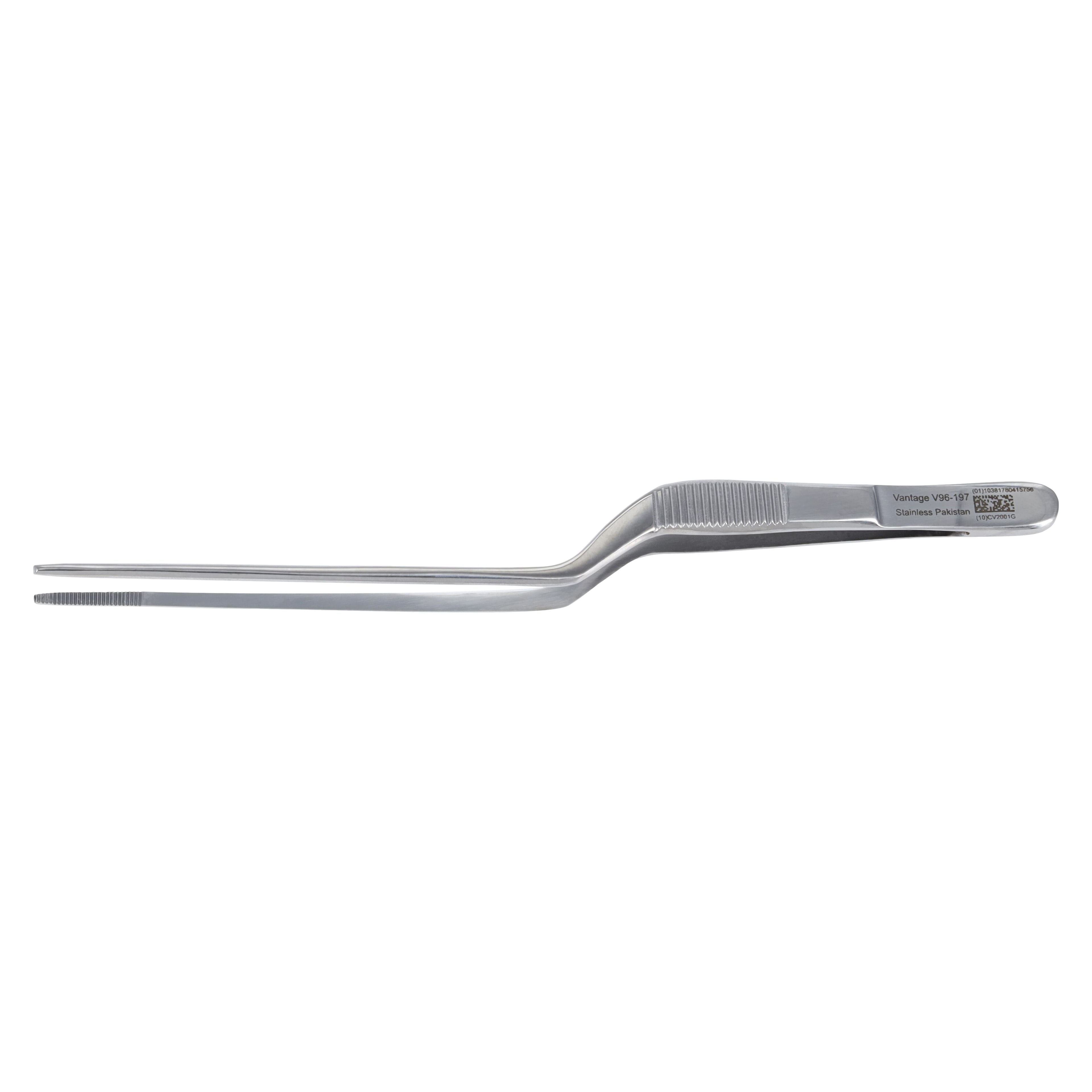 Vantage Jansen Dressing Forceps, 6-1/4", Stainless Steel, Autoclavable, Each