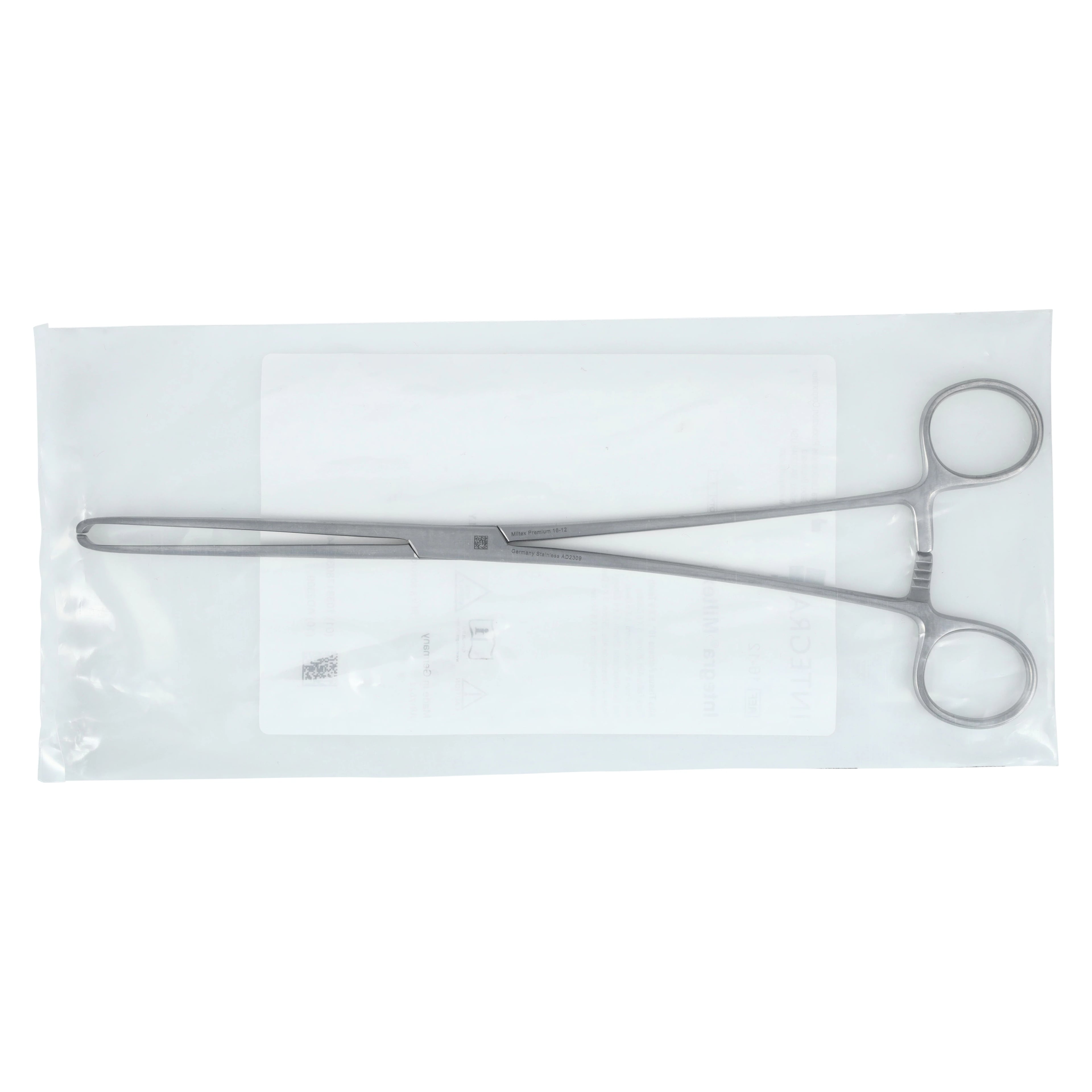 Allis Tissue Forceps, Straight, 10", Stainless Steel, Autoclavable, 5x6 Teeth, Each