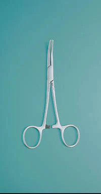 Miltex Crile Hemostat Forceps, Curved, 5-1/2" (14 cm), Stainless Steel, Autoclavable, Each, 7-44