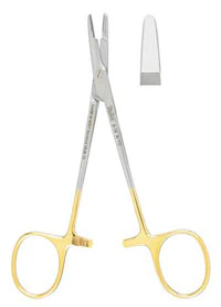 Miltex Olsen-Hegar Needle Holder, 4-3/4" Tungsten Carbide, Each
