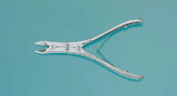 Ruskin Bone Forcep, Straight, 5-3/4" (14.6 cm), Stainless Steel, Autoclavable