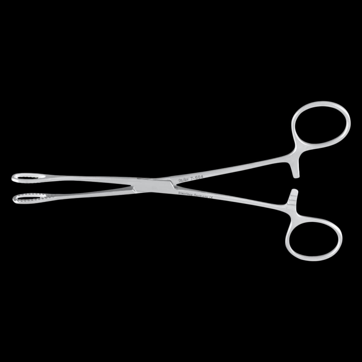 Foerster Sponge Forceps, Straight, 9-1/2", Stainless Steel, Autoclavable
