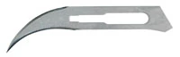 Miltex Integra #12B Stainless Steel Sterile Surgical Scalpel Blade, Double-Edge, 100/Box, 4-312B