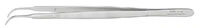 Miltex Gerald Dressing Forceps, Curved, Serrated, 7" Stainless Steel, Autoclavable
