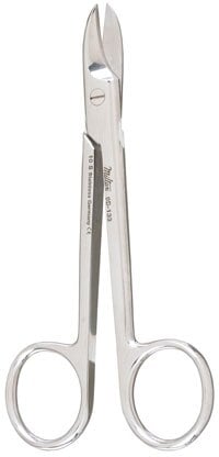 Miltex Crown and Collar Scissors, 4-1/4" (10.8 cm), Straight, Smooth Blade, #10S, 9D-133