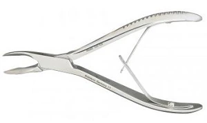Miltex-Integra Cleveland Oral Surgery Rongeur, Size 5S, Curved, Stainless Steel, 5-1/2"