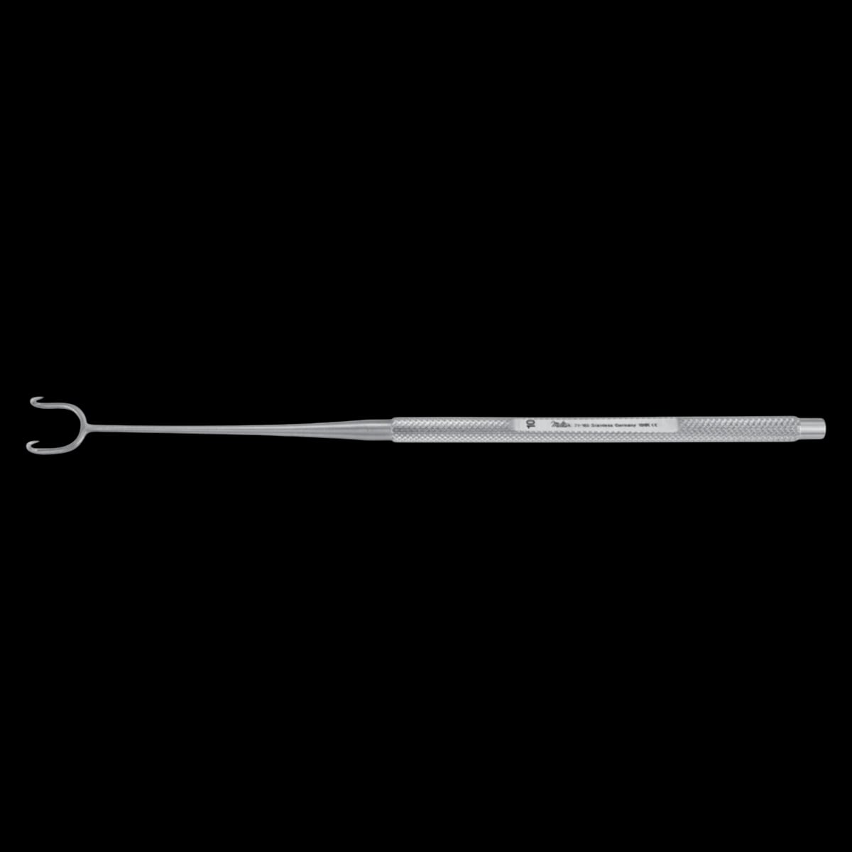 Miltex Joseph Double Hook, 5mm, 6-1/4" Stainless Steel, Each