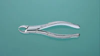 Miltex Extracting Forceps #150S, Upper Incisors, Bicuspids & Roots, Universal, Pedodontic, 4-1/2", Stainless Steel, DEF150S