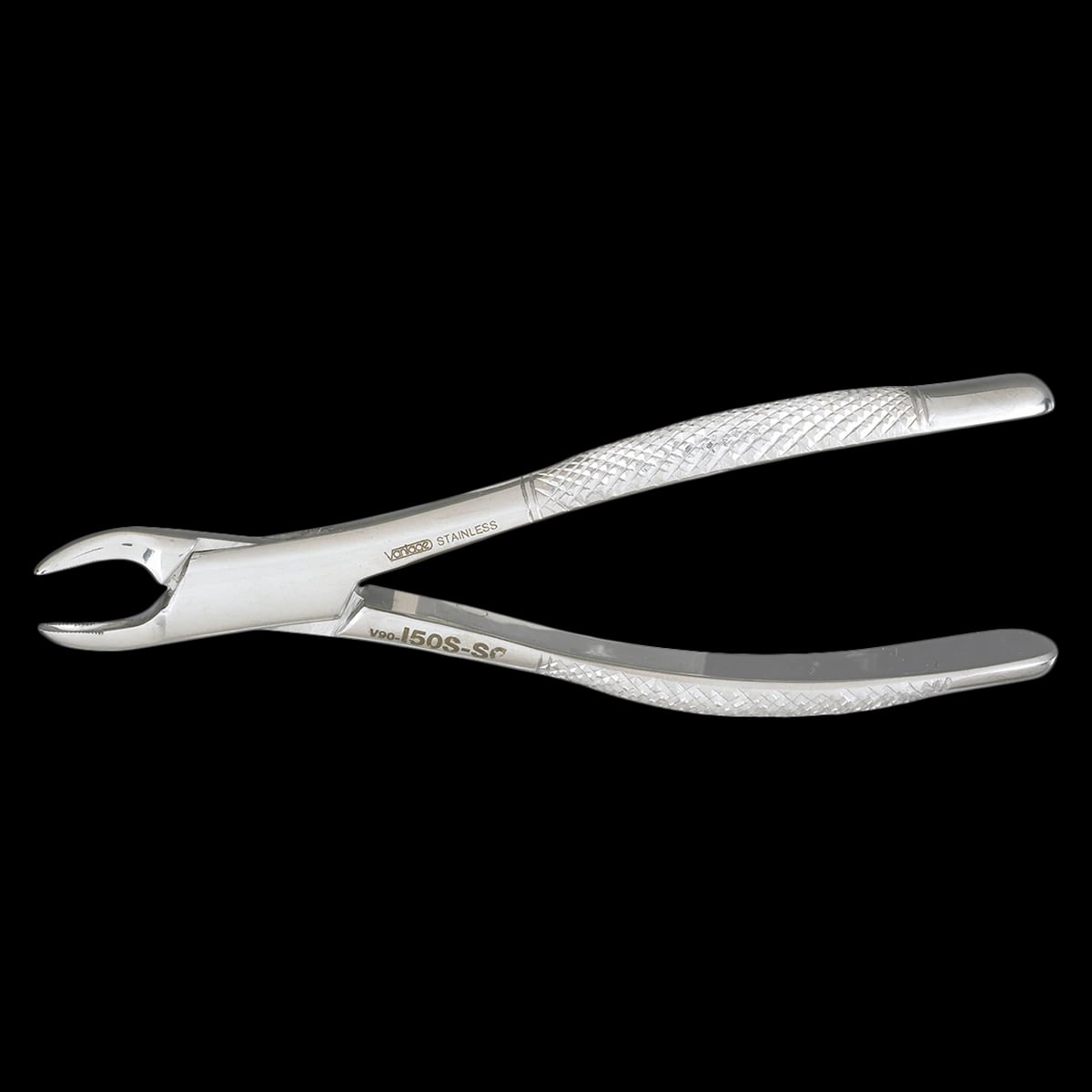 Vantage Forcep #150S SG Pediatric Extracting Forceps, Serrated, Upper Incisor/Bicuspid, Stainless Steel