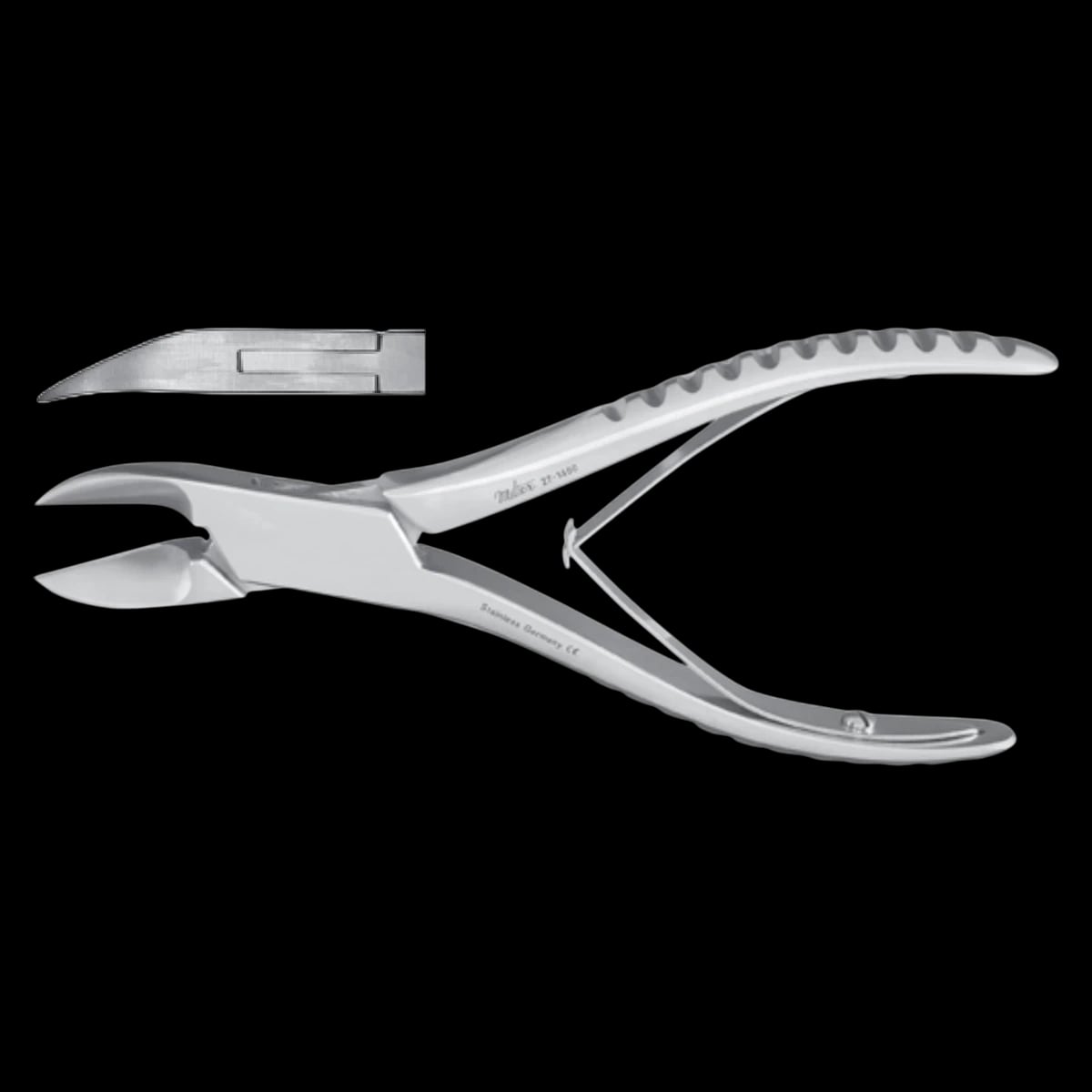 Liston Bone Cutting Forcep, Angled, 5-1/2" (14 cm), Stainless Steel, Each