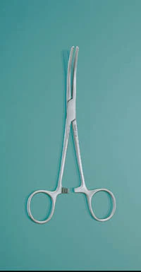 Miltex Rochester-Pean Hemostatic Forceps, Curved, 6-1/4", Serrated, Stainless Steel, Autoclavable