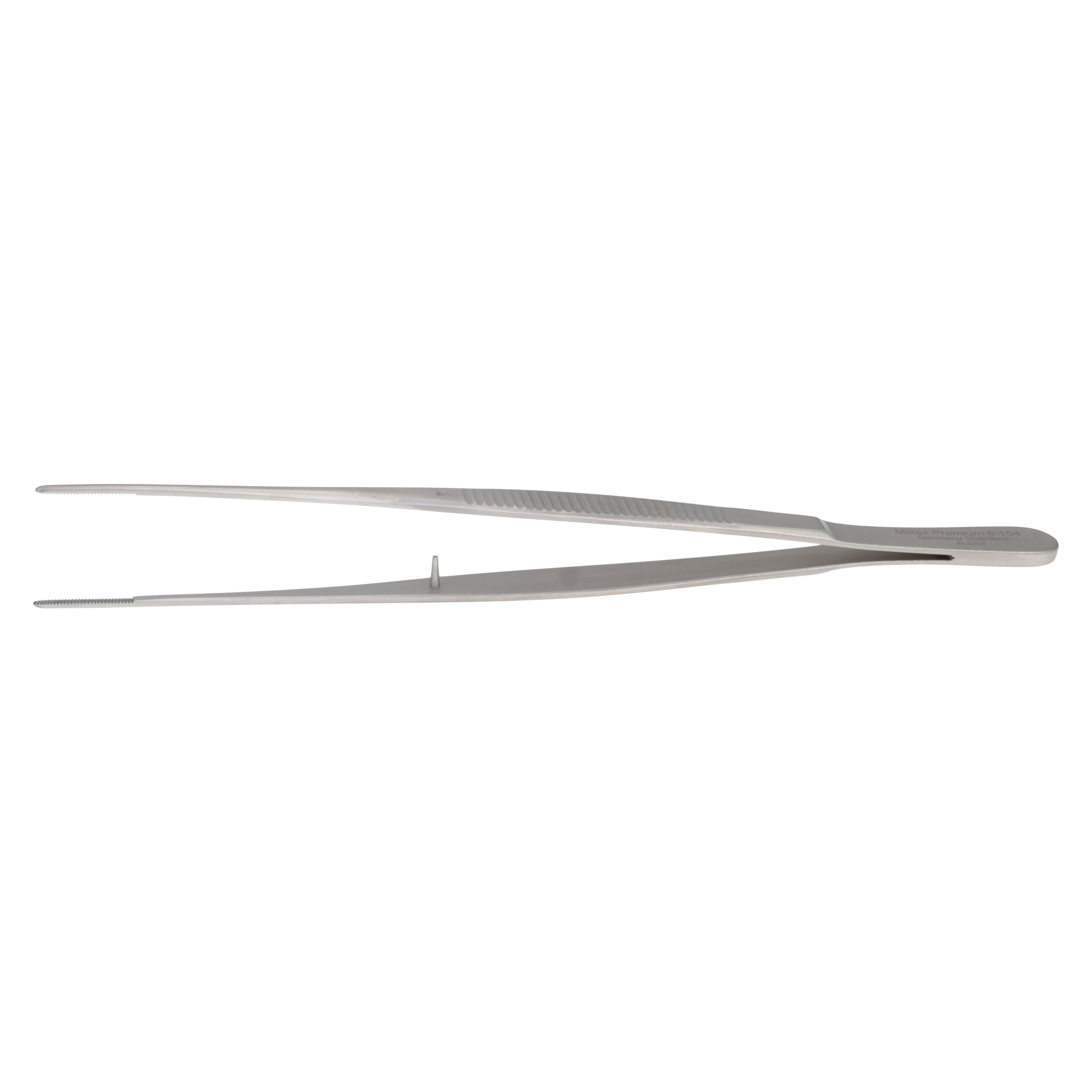 Semkin 5" Serrated Tissue/Dressing Forceps, Straight, Stainless Steel, Autoclavable, Each