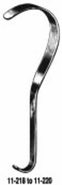 Deaver Retractor, 7/8" x 8", Stainless Steel, Each