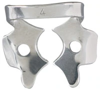 Integra Miltex Rubber Dam Clamp #4, Winged, Upper Molar, 1/Pk