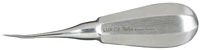 Miltex Luxating Elevator Curved Tip 2mm, Single End, Stainless Steel, Hexagonal Handle, C2