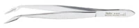 Miltex Carmalt Splinter Forceps, Curved, Serrated, 4-1/4" (108mm), Stainless Steel, Autoclavable, Each