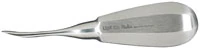 Miltex Luxating Elevator Curved Tip 5mm, Single End, Stainless Steel, Smooth, Hexagonal Handle, C5