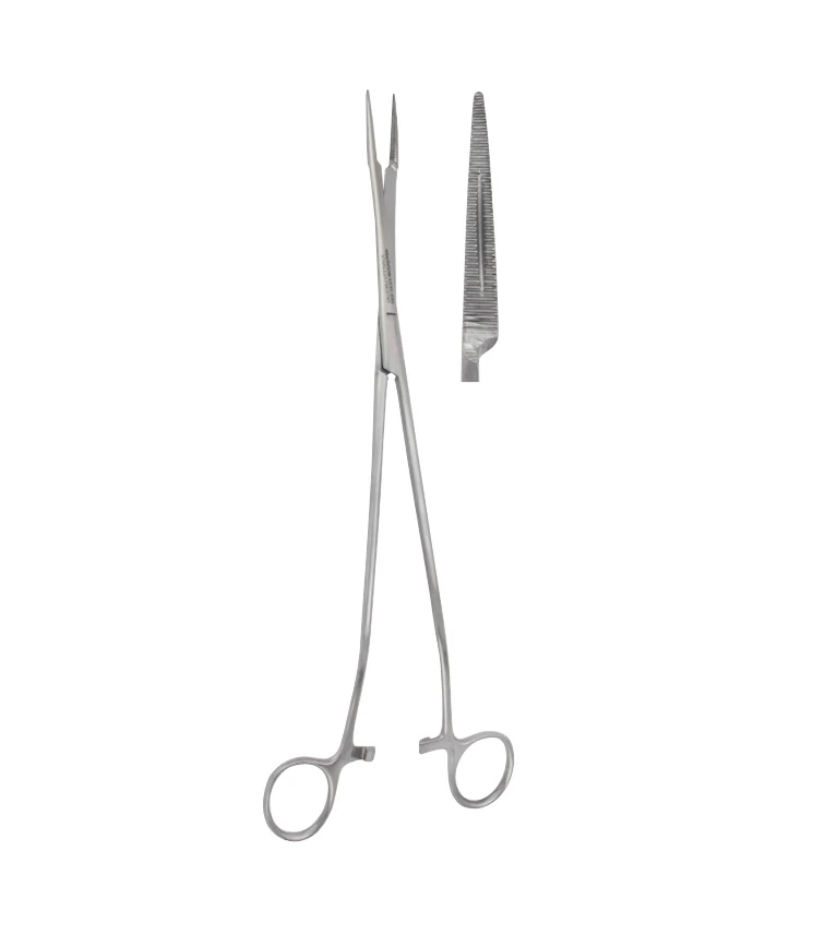 Vantage Polyp Forcep, Angled, 10-1/2" Stainless Steel, Autoclavable, Each