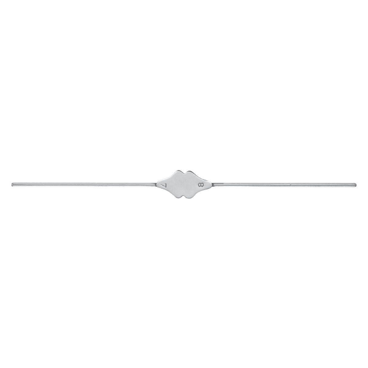 #7-8 Sterling Bowman Lacrimal Probe, Double-Ended, 4-7/8" (124mm), 1.8mm & 1.9mm Tips