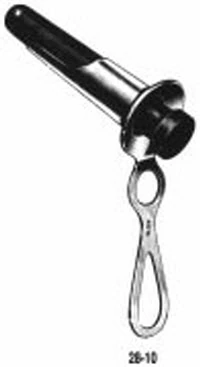 Pennington Anal Speculum, 3-3/8" x 1", Chrome, Each