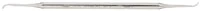 Miltex #12 Double-Ended Dental Scaler, Octagonal Stainless Steel Handle, 1 Each