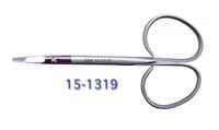 Miltex Iris Utility Scissors, Curved, 3-3/4" (9.5 cm), Stainless Steel, Ribbon Handle