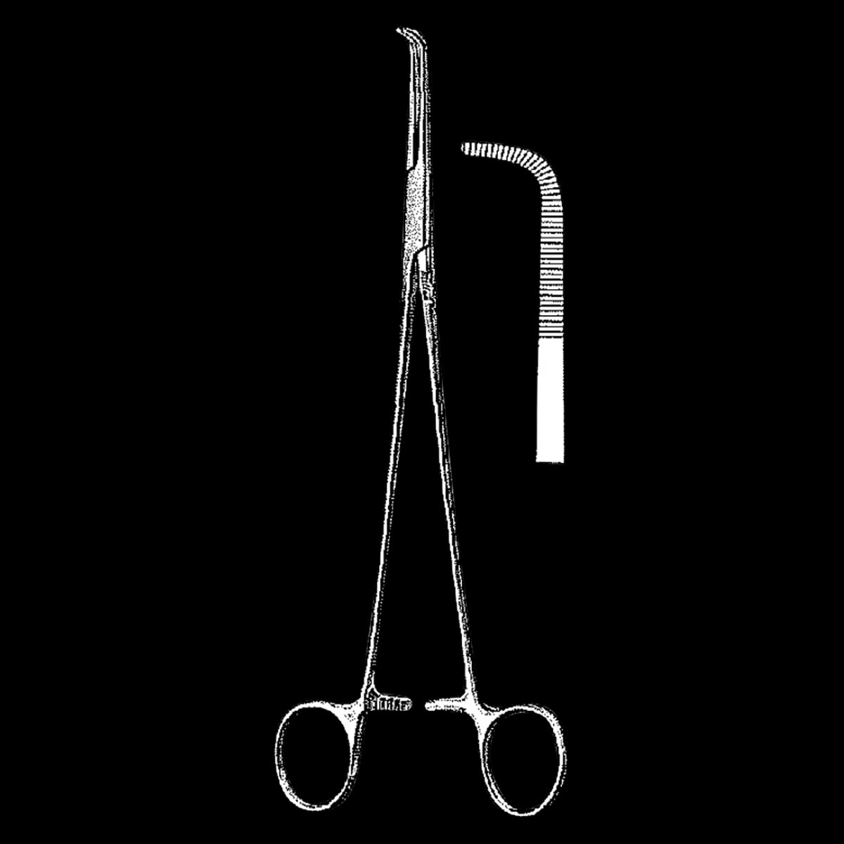 Miltex Kantrowitz Hemostatic Forceps, Right Angle, 7-1/2" Stainless Steel, Autoclavable, Each
