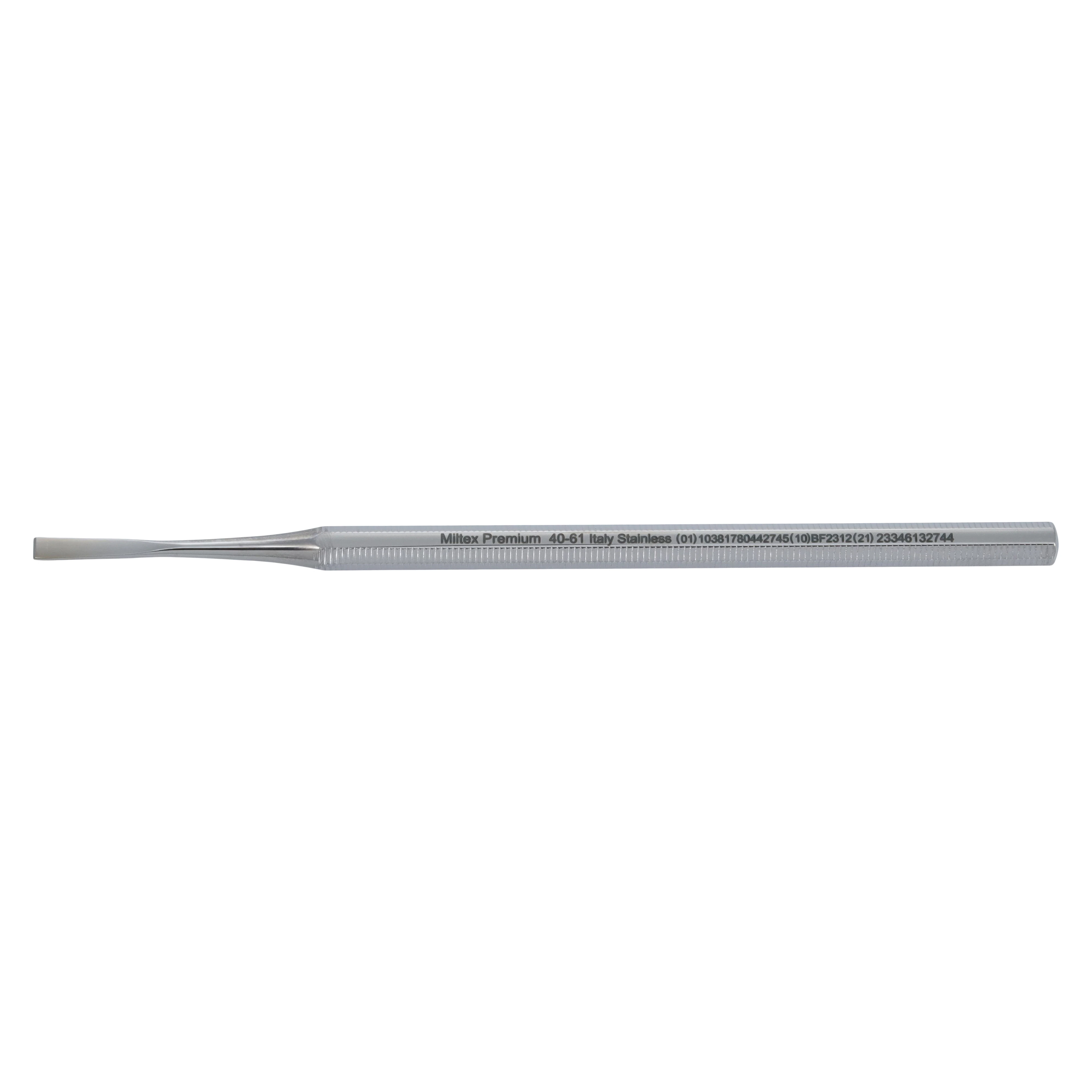 Miltex Nail Splitter, Straight, 3.5mm Wide, 5-1/8" Length, Stainless Steel, Reusable