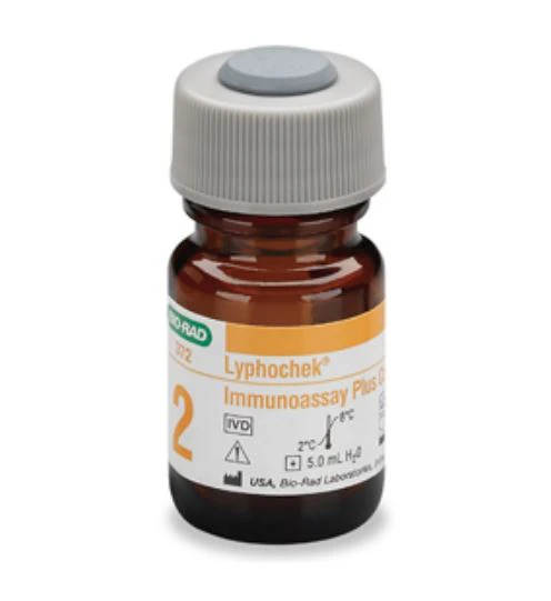 Bio-Rad Lyphochek Immunoassay Plus Control Level 2, Lyophilized, 12 x 5 mL, 12/Box