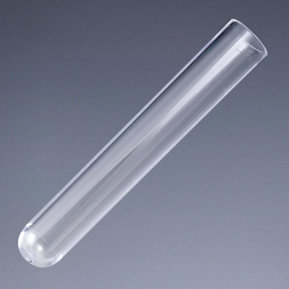 Globe Scientific Polystyrene Test Tube, 5mL, 12x75mm, Non-Sterile, No Cap, 250/Box, 2000/Case