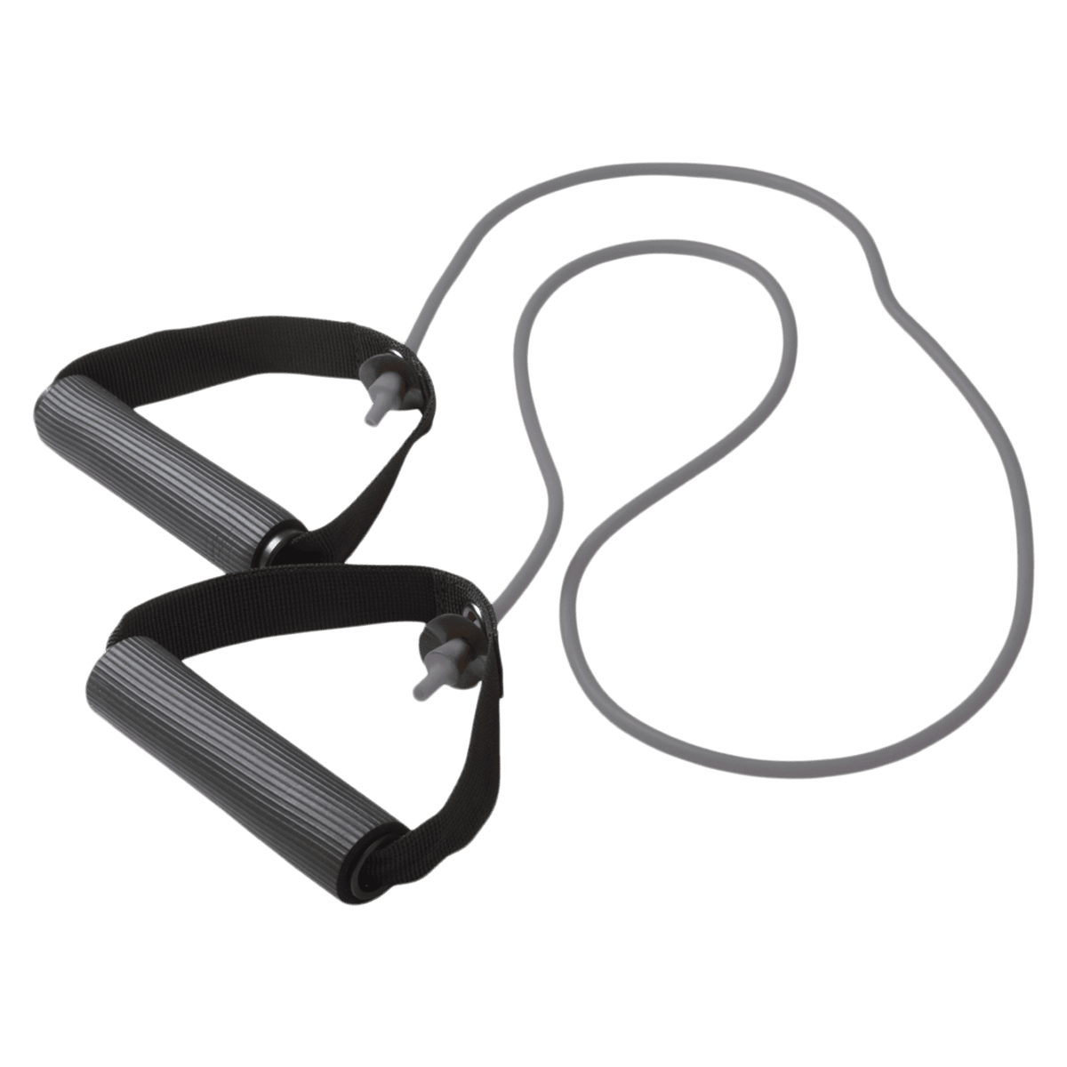 CanDo Exer-Tubing with Handles, 48" Length, Silver 2X-Heavy Resistance