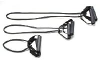 CanDo Exercise Tubing, Black, X-Heavy Resistance, 18/36/48" Lengths