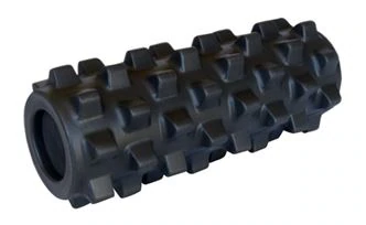RumbleRoller Massager Roller, X-Firm, Black, 12" x 5"